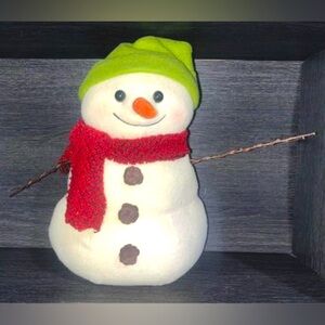 Hallmark Mitford Snowman Large
Plush W Green Hat Christmas Decor